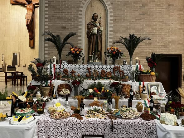 Blessing of St. Joseph Altar Thursday, March 19